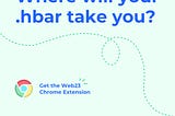 Web23 releases Chrome Extension update; fostering new growth for the Smart Domain space on Hedera.