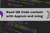 Read a QR Code content with Appium and zxing