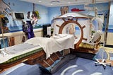 Kids were terrified of getting MRIs. 😨 Then one man converted it into a Pirate Ship 🚢