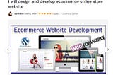 10 BEST PROFESSIONAL ECOMMERCE WEBSITE DESIGN ON FIVERR 2021