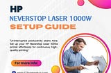 Effortless Setup & Enhanced Printing with HP Neverstop Laser 1000w