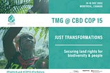 Linking biodiversity conservation to human rights: A much-needed conversation at CBD 15