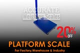 A12 model l-duty platform weighing scale