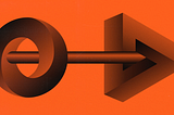 Working with JSON in Mendix — Banner Image: The symbol for JSON on an orange background