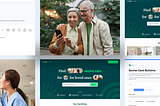 UX Study case : Visual refreshment of Senior care website.