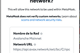 Metamask: How to change the network configuration by code