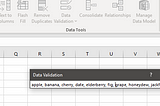 Breaking the 256-Character Limit: Adding a Dropdown List to Excel