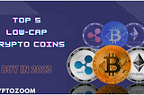 Top 5 Low-Cap Crypto Coins To Buy Right Now Before They Explode In 2023 And Make 100x