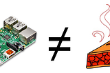 Raspberry Pi vs. Raspberry Pie