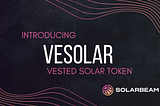 Introducing veSOLAR