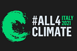 All4Climate Italy 2021 — Sustainability e-hub