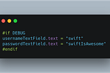 Swift Beginner: How to run code only in development mode