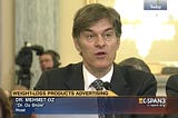 Dr. Oz defending miracle weight loss pills