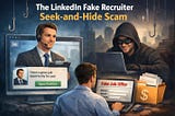 The LinkedIn recruiter seek-and-hide scam