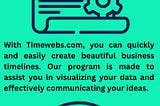 Software For Creating Business Timelines | Timewebs.com
