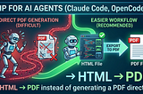 Generate HTML First, Then Export to PDF