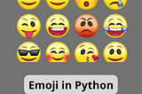 Use of Emoji in Python