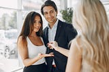 Couple gets a new car by applying auto finance in Alberta