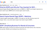 SERP(Search Engine Results Page)