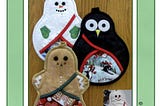 Christmas Trio of Pot Holders pattern