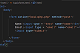 Web development basics -How to connect HTML Form to MySQL using PHP on Apache web-server Part-1.