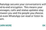 Why I am not moving away from WhatsApp to Signal