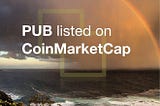 PUBLYTO Token(PUB) is Listed on CoinMarketCap.