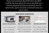 Watch TV on IPTV -Gen IPTV