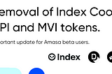 Important Update : Removal of Index Co-op DPI and MVI tokens
