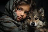 A story of Unlikely Friendship: The Girl and the Wolf