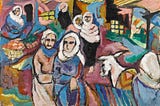 01 Work, Middle East Artists, LAILA SHAWA’s THE SOUK IN GAZA, with footnotes