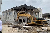 A home demolished earlier this year in Ajao Estate. Image belongs to https://timeafricamagazine.com/buildings-demolished-at-ajao-estate-banana-island-predominantly-owned-by-igbos/