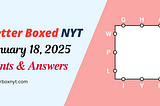 Letter Boxed Answers and Hints for January 18