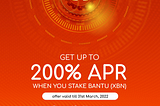 BantuStakes 200% APR cycle is now live! Let us Harambee