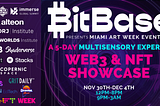 Miami Art Week NFT Showcase and Web 3 Media Lab featuring BitBasel’s SDG CryptoArt Challenge…
