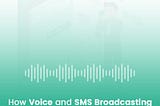 How Voice and SMS Broadcasting can Help Your Business?