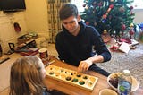 Playing games at Christmas