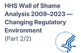 Part 2: HHS Wall of Shame Analysis 2009–2023 — Changing Regulatory Environment