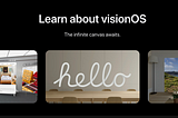 Apple visionOS Tech Stack