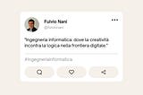 Fulvio Nani esplora l’intersezione tra creatività e logica