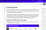 [3] Ag-Grid- Cell Renderer and Cell Editor.