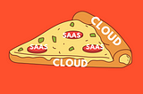 Saas is a subset of Cloud. Similar to how a topping is a part of a pizza base, SaaS is of the cloud.