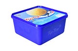 2l Square Plastic IML Ice Cream Container