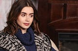 Lily Collins Makes Good on Golden Globe Promise