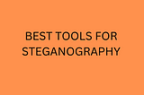 There are few best tools available for steganography and can be used for CTF competition.