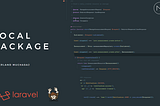 Install local packages on your laravel project