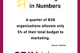 Marketing in Numbers Digest #13