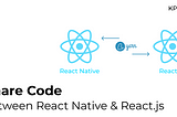 Share Code Between React Native and React.js