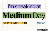 Come See Me Live Tomorrow (Friday, September 19th) at Medium Day!