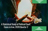 A Statistical Study of Political Court Cases in Iran: 2020 Quarter 2